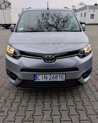 Toyota Proace City Verso cena 114000 przebieg: 36800, rok produkcji 2020 z Inowrocław małe 37